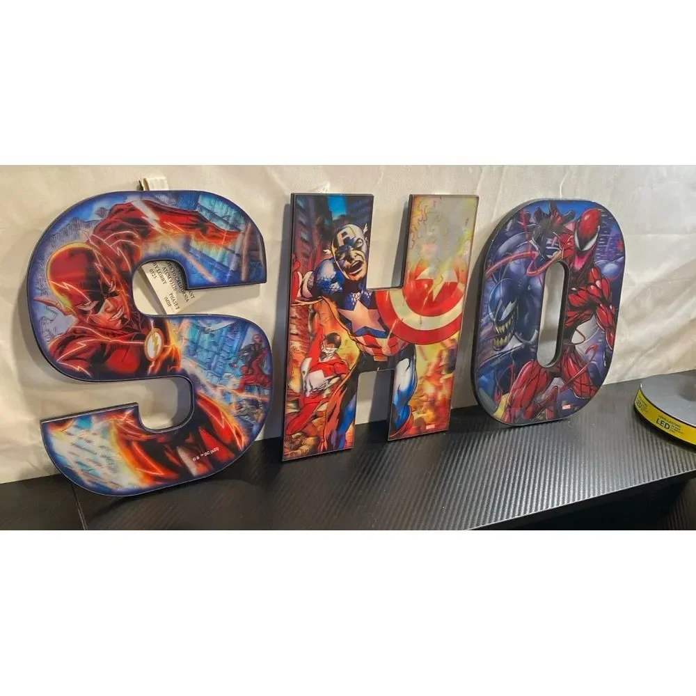 Super Hero‎ 3D Letters